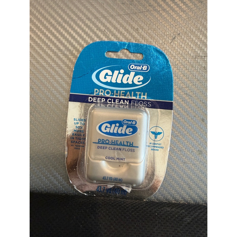 Oral-B Glide Pro-Health Deep Clean Floss Cool Mint 43.7 YD 40m Single Pack